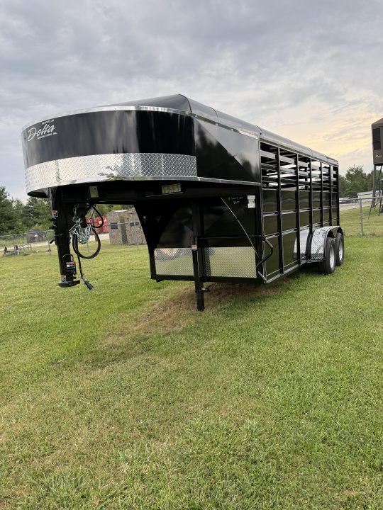 New 2026 Delta Mfg 16' GOOSENECK Stock / Stock Combo Trailer