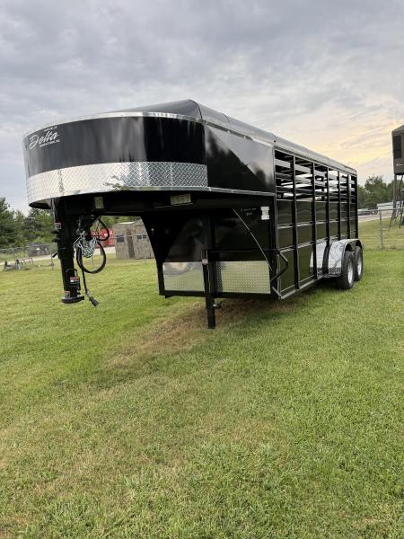 New 2026 Delta Mfg 16' GOOSENECK Stock / Stock Combo Trailer