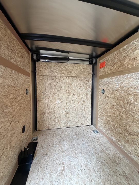 New 2026 US Cargo 5 x 10 Enclosed Trailer Ramp Door with 5FT 6IN INTERIOR -Side Door Screwless Exterior w/Upgraded Optionsn