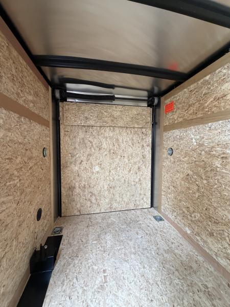 New 2026 US Cargo 5 x 10 Enclosed Trailer Ramp Door with 5FT 6IN INTERIOR -Side Door Screwless Exterior w/Upgraded Optionsn