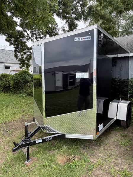 New 2027 US Cargo 6 x 10 Enclosed Trailer Ramp Door with 6FT 6IN INTERIOR - Screwless Exterior w/Upgraded Options