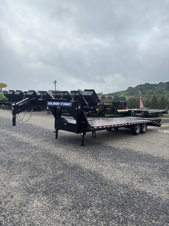 Used 2023 Sure-Trac 20+5 Gooseneck Deckover Trailer