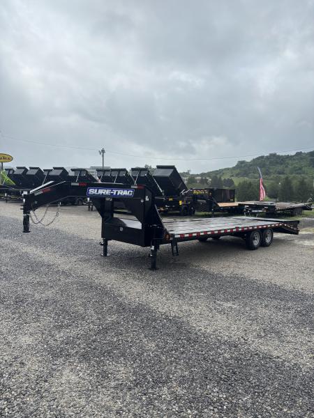 Used 2023 Sure-Trac 20+5 Gooseneck Deckover Trailer