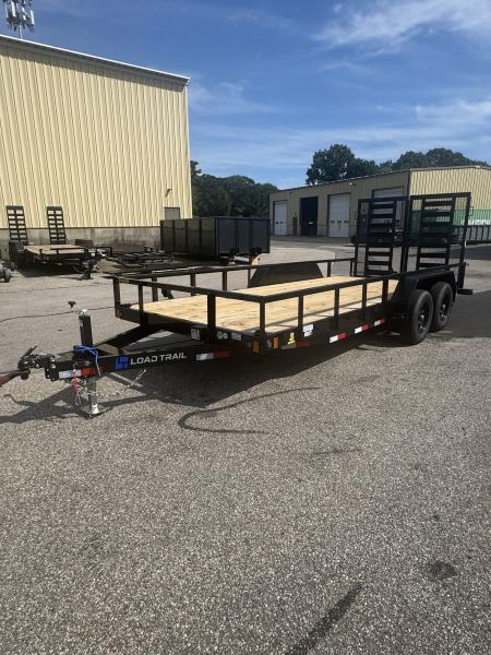New 2026 Load Trail CS83X18 Equipment Trailer / Split Ramps