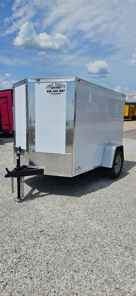 New 2026 Family Trailer 5x8 Single Axle Cargo / Enclosed Trailer