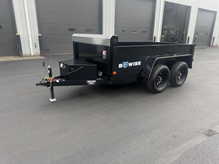 New 2027 BWISE DTR510LP-7 5X10 TA Dump Trailer