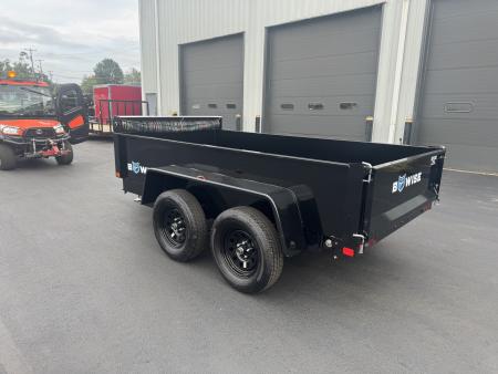 New 2027 BWISE DTR510LP-7 5X10 TA Dump Trailer