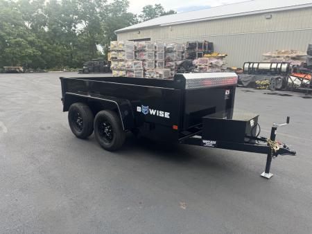 New 2027 BWISE DTR510LP-7 5X10 TA Dump Trailer