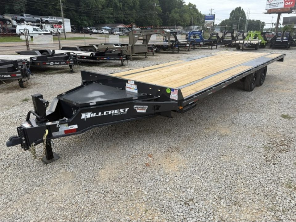New Hillcrest Bumper Pull Deck-Over 25' 15.4K W/ Straight Deck