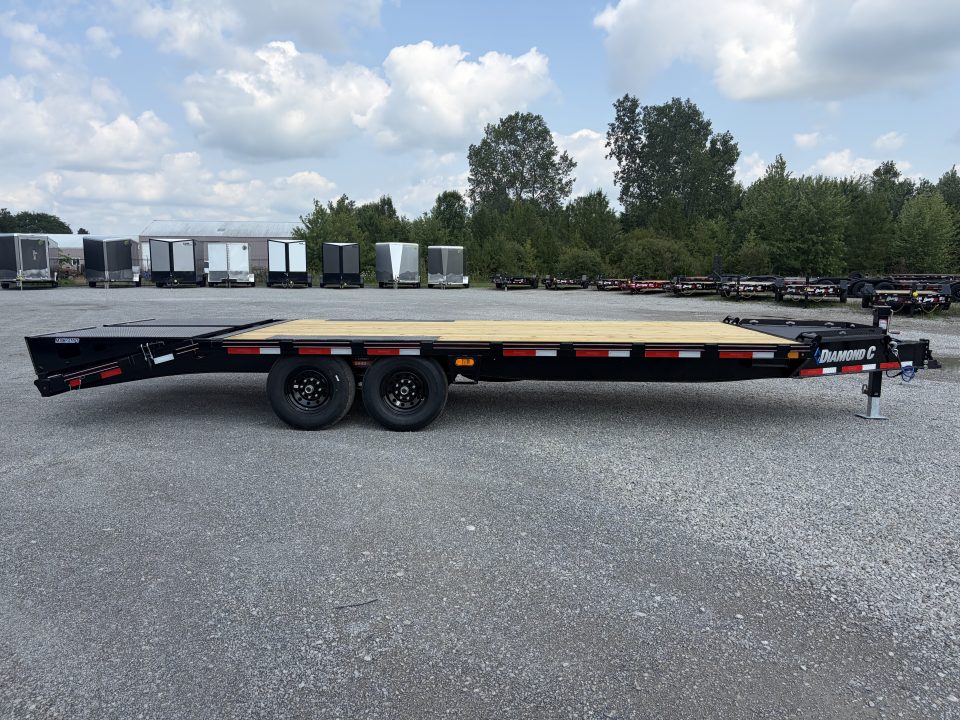 New 2027 Diamond C Trailers DEC207L22X102 (22' X 102") 15.5K Max Ramp Equipment Trailer