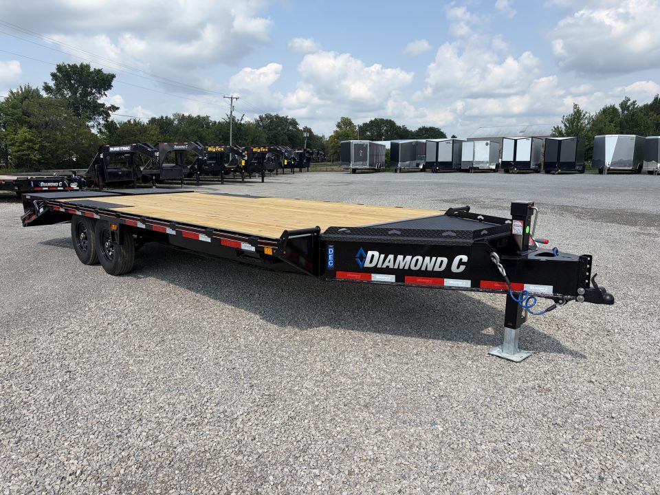 New 2027 Diamond C Trailers DEC207L22X102 (22' X 102") 15.5K Max Ramp Equipment Trailer
