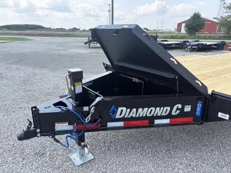 New 2027 Diamond C Trailers DEC207L22X102 (22' X 102") 15.5K Max Ramp Equipment Trailer