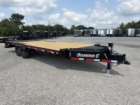 New 2027 Diamond C Trailers DEC207L22X102 (22' X 102") 15.5K Max Ramp Equipment Trailer