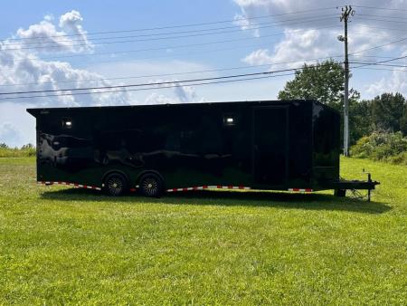 New 2027 Rock Solid Cargo 8.5x28 Race Trailer -Finished Interior-7000LB Spread Torsion-RECESSED E-TRACK-Car/Race Trailer