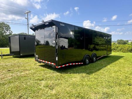 New 2027 Rock Solid Cargo 8.5x28 Race Trailer -Finished Interior-7000LB Spread Torsion-RECESSED E-TRACK-Car/Race Trailer