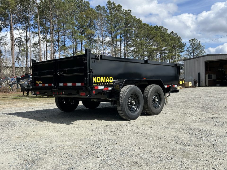 New 2027 Big Tex Trailers 14LX 7x12 Dump Trailer. Tarp & Ramps, Scissor Lift