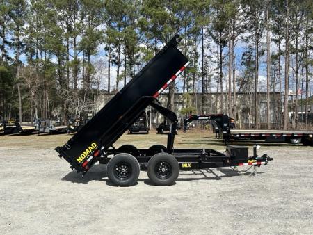 New 2027 Big Tex Trailers 14LX 7x12 Dump Trailer. Tarp & Ramps, Scissor Lift
