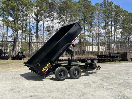 New 2027 Big Tex Trailers 14LX 7x12 Dump Trailer. Tarp & Ramps, Scissor Lift