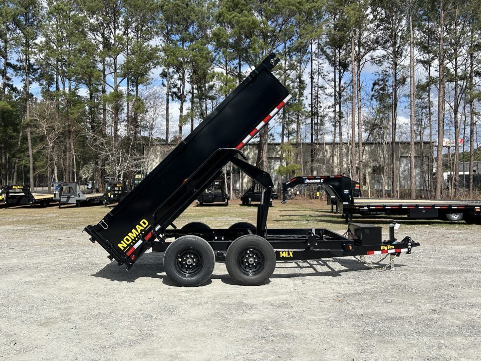 New 2027 Big Tex Trailers 14LX 7x12 Dump Trailer. Tarp & Ramps, Scissor Lift