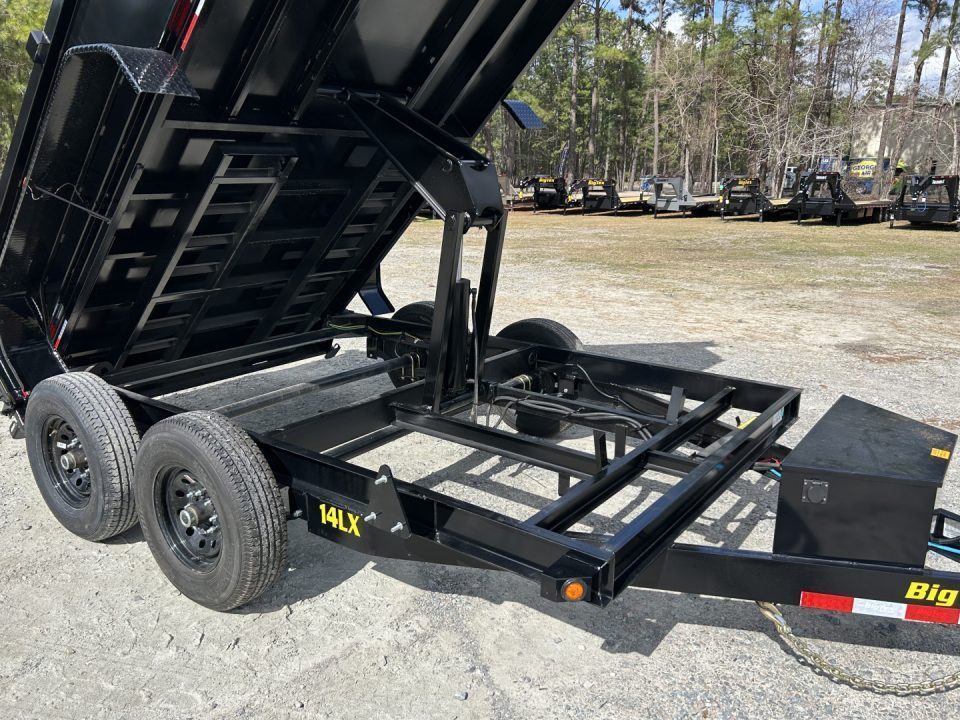 New 2027 Big Tex Trailers 14LX 7x12 Dump Trailer. Tarp & Ramps, Scissor Lift