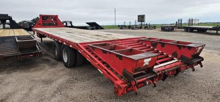 Used 2007 PJ Trailers 102" x 32' Flatbed Trailer