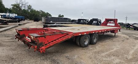Used 2007 PJ Trailers 102" x 32' Flatbed Trailer