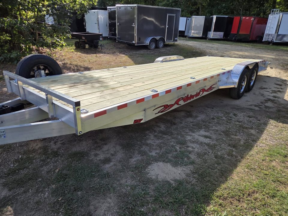 New 2027 Wolverine Trailers 7x16 14,000lb gvwr flat bed aluminum trailer equipment/ utility Utility Trailer