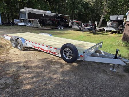 New 2027 Wolverine Trailers 7x16 14,000lb gvwr flat bed aluminum trailer equipment/ utility Utility Trailer