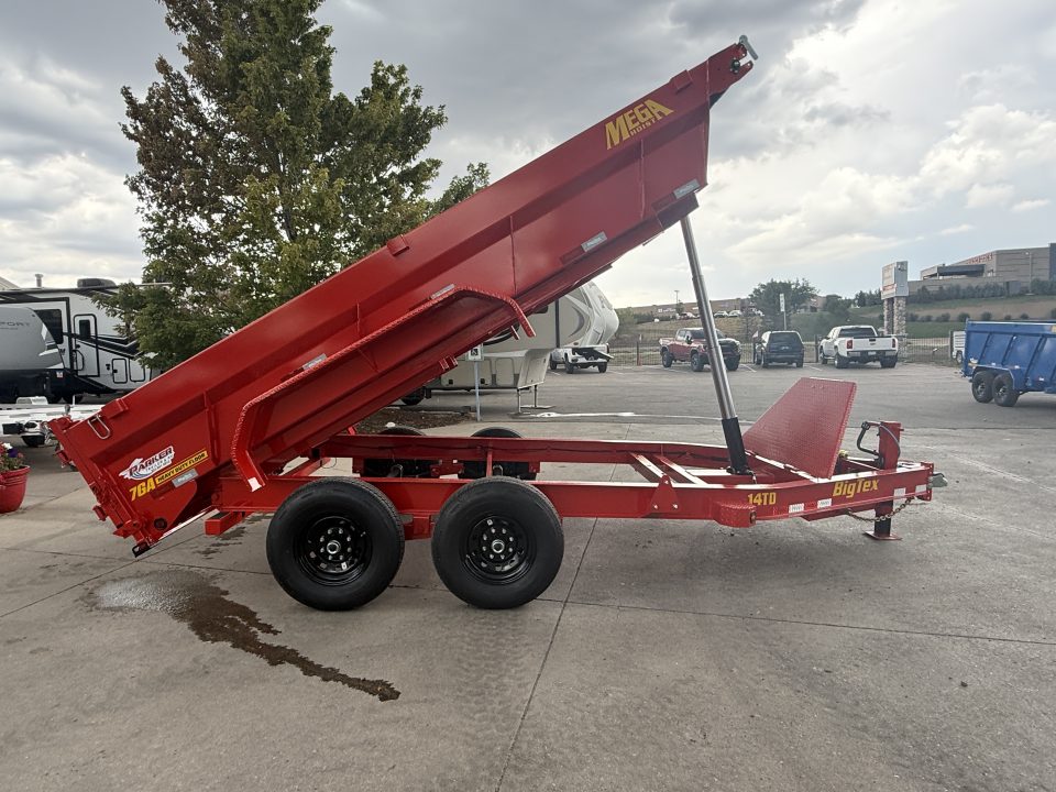 New 2026 Big Tex 14TD-7x14C2A-BK Dump Trailer