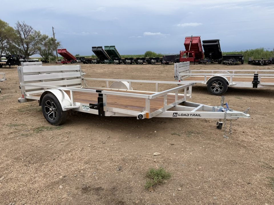 New 2027 Load Trail 6.5-12 Aluminum Ramp Gate Utility W/ Bi-Fold Gate 3K GVWR
