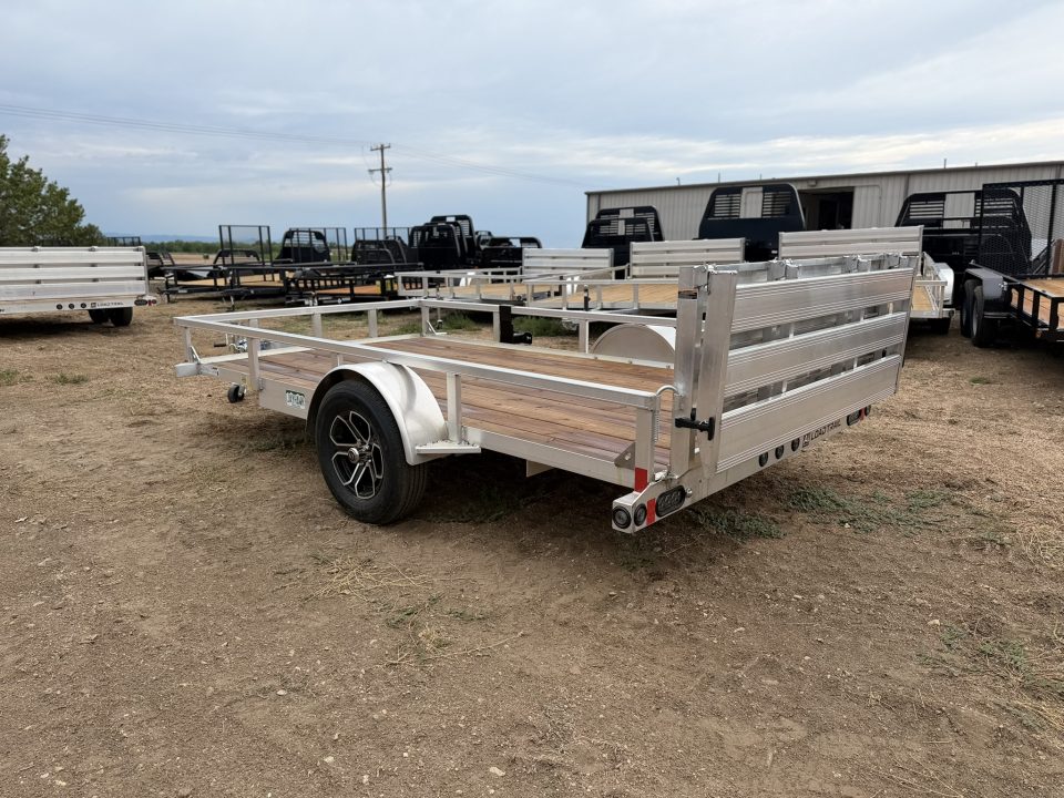 New 2027 Load Trail 6.5-12 Aluminum Ramp Gate Utility W/ Bi-Fold Gate 3K GVWR