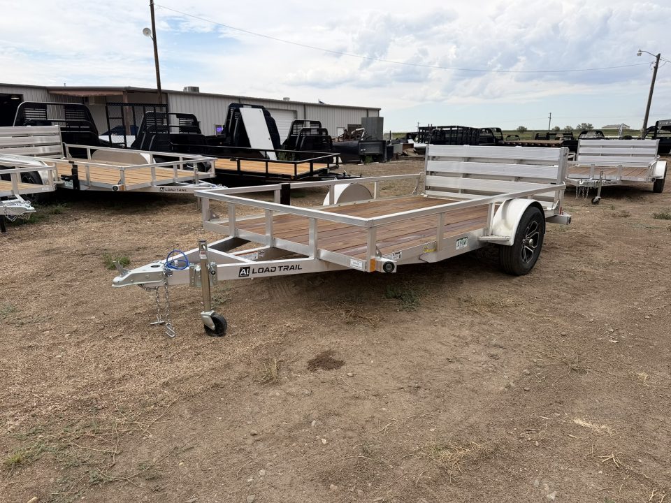 New 2027 Load Trail 6.5-12 Aluminum Ramp Gate Utility W/ Bi-Fold Gate 3K GVWR