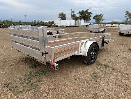 New 2027 Load Trail 6.5-12 Aluminum Ramp Gate Utility W/ Bi-Fold Gate 3K GVWR