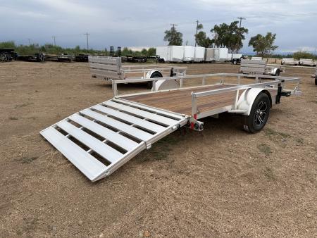 New 2027 Load Trail 6.5-12 Aluminum Ramp Gate Utility W/ Bi-Fold Gate 3K GVWR