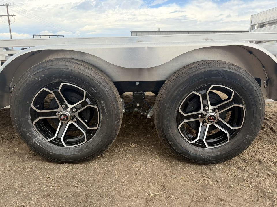 New 2027 Load Trail 7-14 Tandem Axle Aluminum Ramp Gate Utility W/ Bi-Fold Gate 7K GVWR