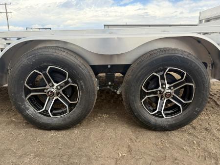New 2027 Load Trail 7-14 Tandem Axle Aluminum Ramp Gate Utility W/ Bi-Fold Gate 7K GVWR