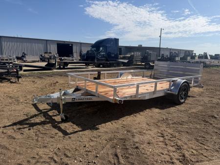 New 2027 Load Trail 7-14 Aluminum Ramp Gate Utility W/ Bi-Fold Gate 3K GVWR