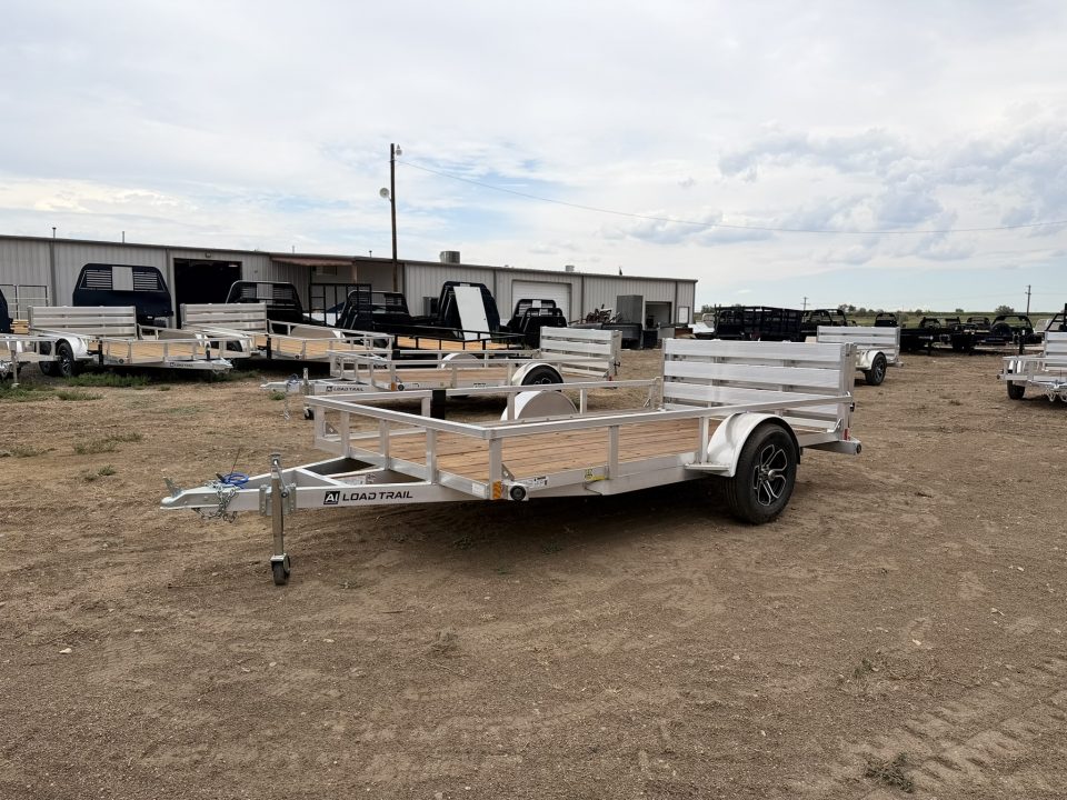 New 2027 Load Trail 6.5-12 Aluminum Ramp Gate Utility W/ Bi-Fold Gate 3K GVWR