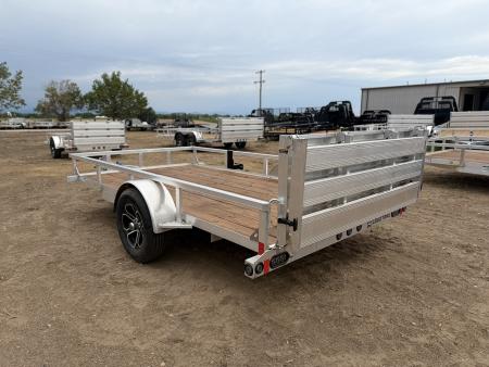 New 2027 Load Trail 6.5-12 Aluminum Ramp Gate Utility W/ Bi-Fold Gate 3K GVWR