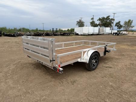 New 2027 Load Trail 6.5-12 Aluminum Ramp Gate Utility W/ Bi-Fold Gate 3K GVWR