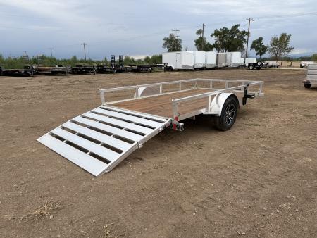 New 2027 Load Trail 6.5-12 Aluminum Ramp Gate Utility W/ Bi-Fold Gate 3K GVWR