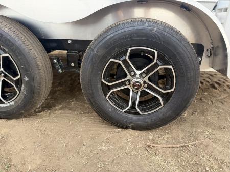 New 2027 Load Trail 7-14 Tandem Axle Aluminum Ramp Gate Utility W/ Bi-Fold Gate 7K GVWR
