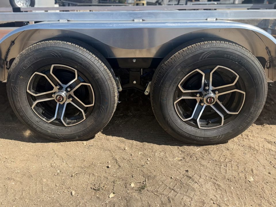 New 2027 Load Trail 7-16 Tandem Axle Aluminum Ramp Gate Utility W/ Bi-Fold Gate 7K GVWR(WEIGHT) Flatbed Trailer