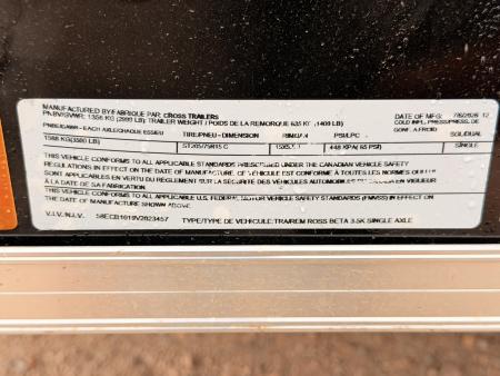 New 2027 Cross Trailers 6-10-1.5V Enclosed 3K GVWR
