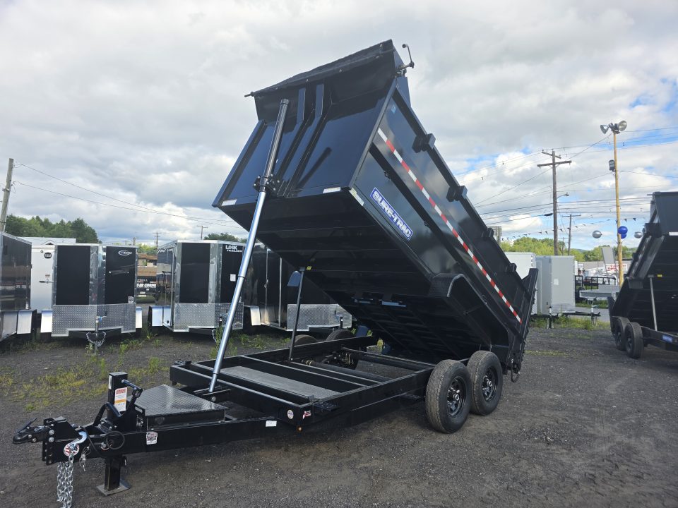 New 2026 Sure-Trac 7X14 14K - 4' HIGH SIDES Dump Trailer