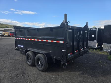 New 2026 Sure-Trac 7X14 14K - 4' HIGH SIDES Dump Trailer