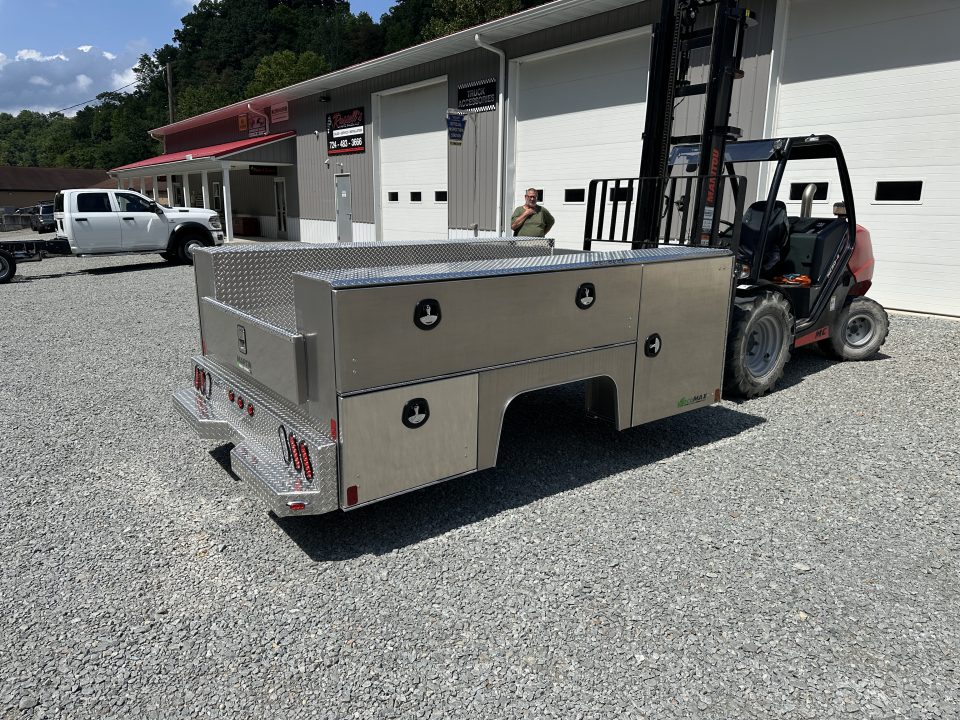 New Martin Truck Bodies Aluminum SSB Service Body SRW 60" CA Cab and Chassis SINGLE REAR WHEEL