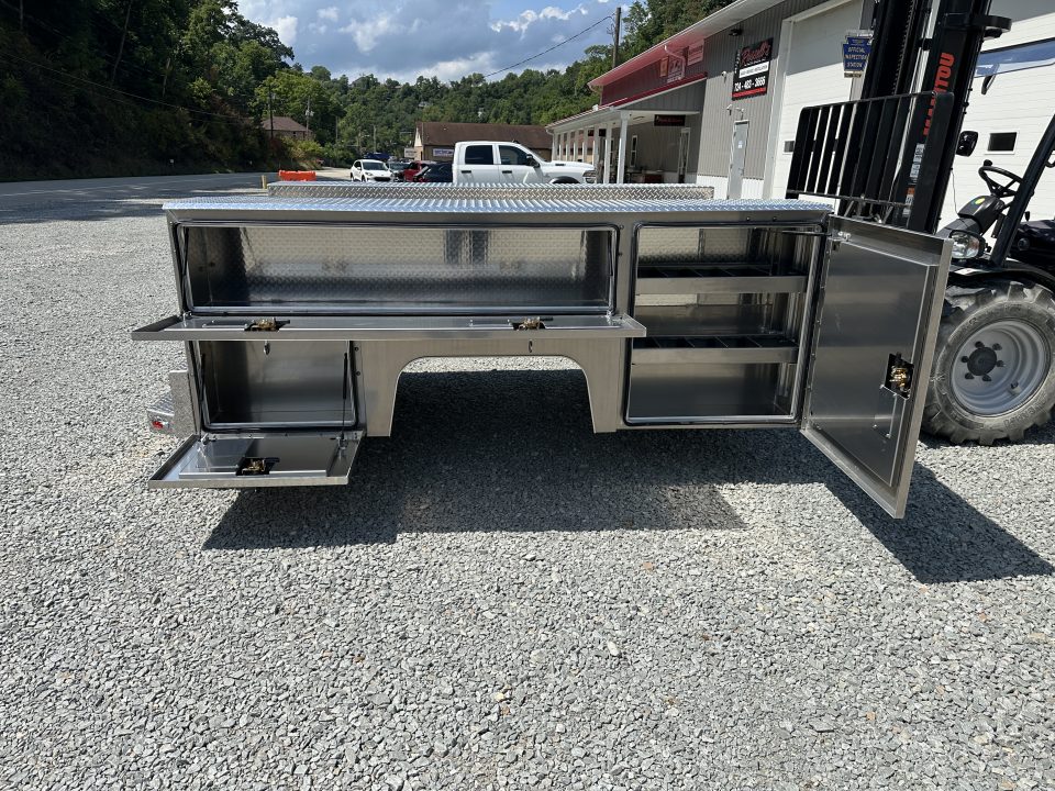 New Martin Truck Bodies Aluminum SSB Service Body SRW 60" CA Cab and Chassis SINGLE REAR WHEEL