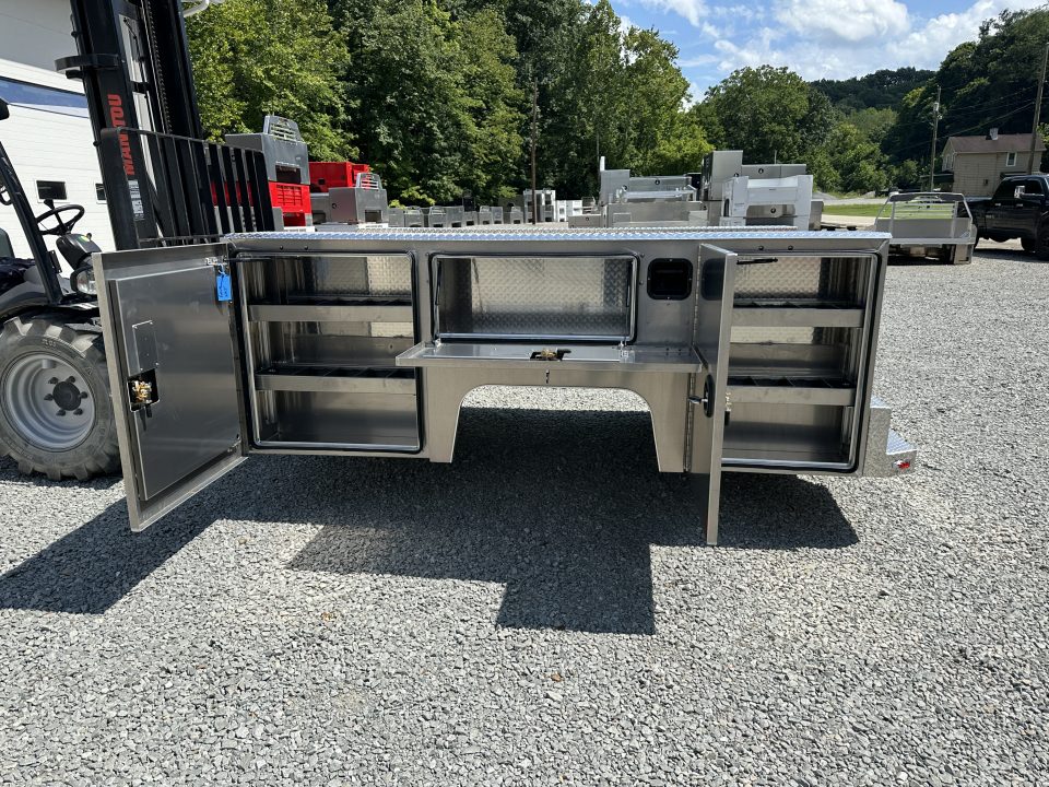 New Martin Truck Bodies Aluminum SSB Service Body SRW 60" CA Cab and Chassis SINGLE REAR WHEEL