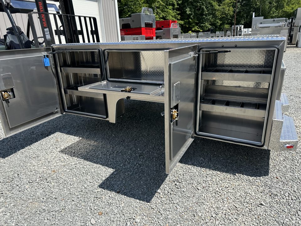 New Martin Truck Bodies Aluminum SSB Service Body SRW 60" CA Cab and Chassis SINGLE REAR WHEEL